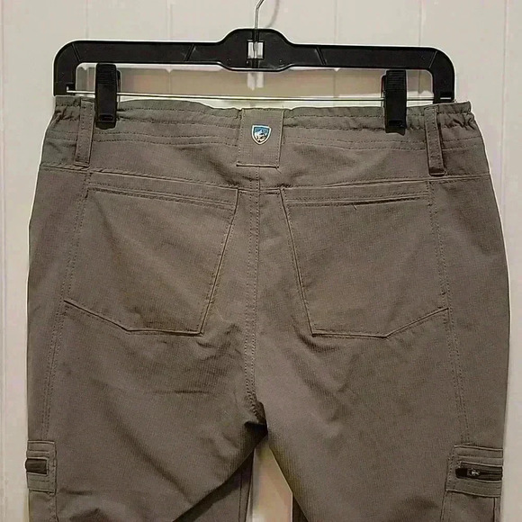 Kuhl Hiking Climbing Grey Cargo Outdoor Pants Size 6 Short - Picture 7 of 12